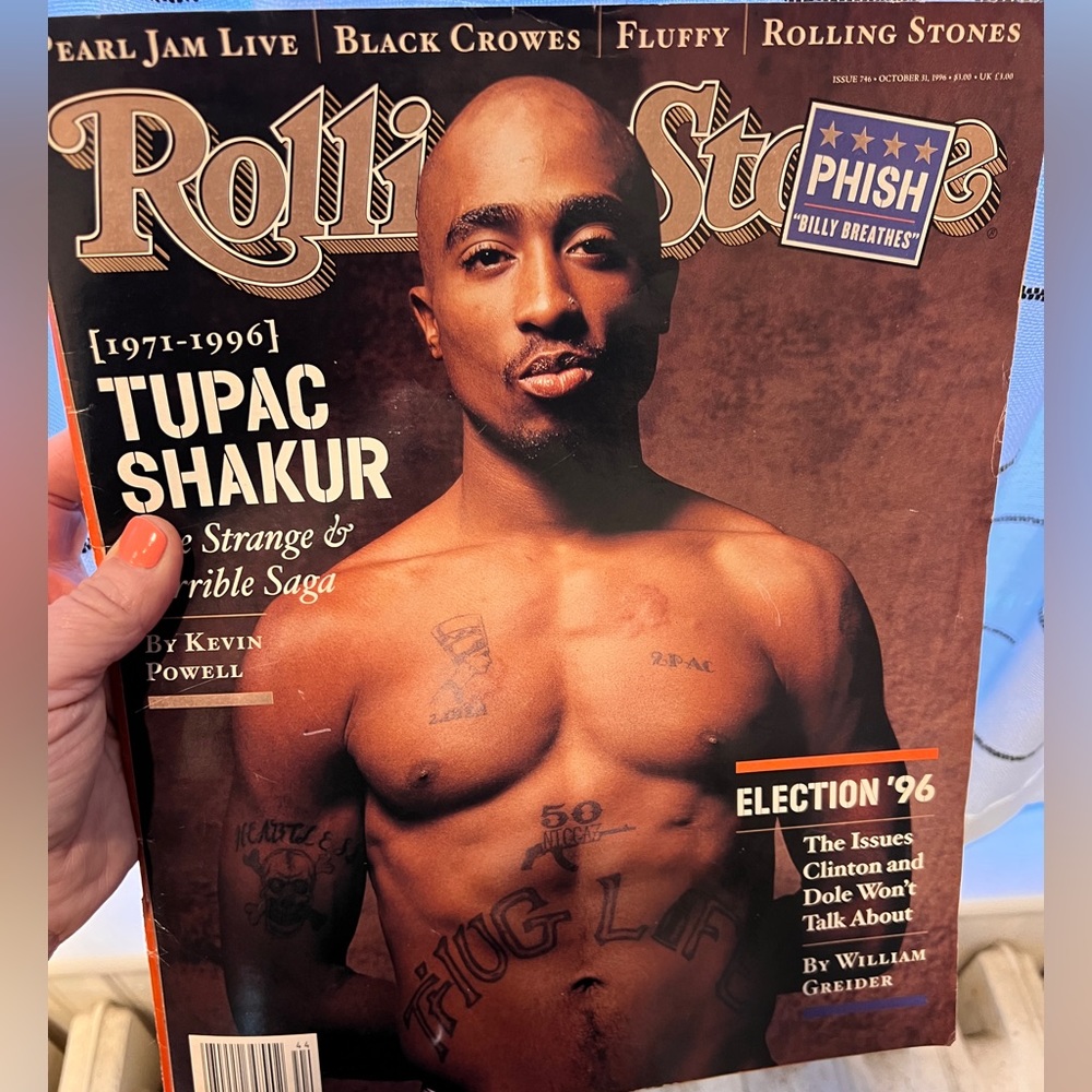 Rolling Stone Magazine October 31, 1996 Featuring Tupac Shakur (Issue 746)